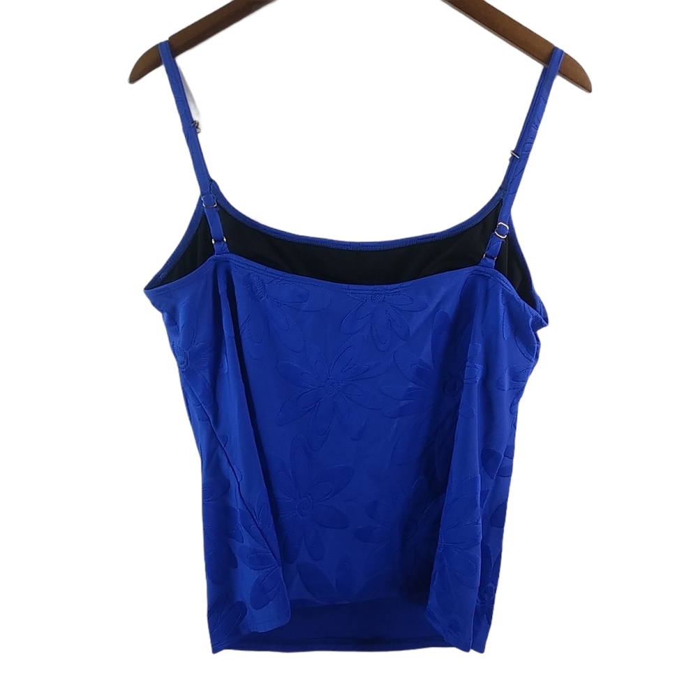 Longitude 10 Tankini Swim Top in Lapis Blue - Picture 7 of 7